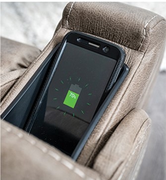 Atlas Plus Recliner Lift Chair Wireless Charger
